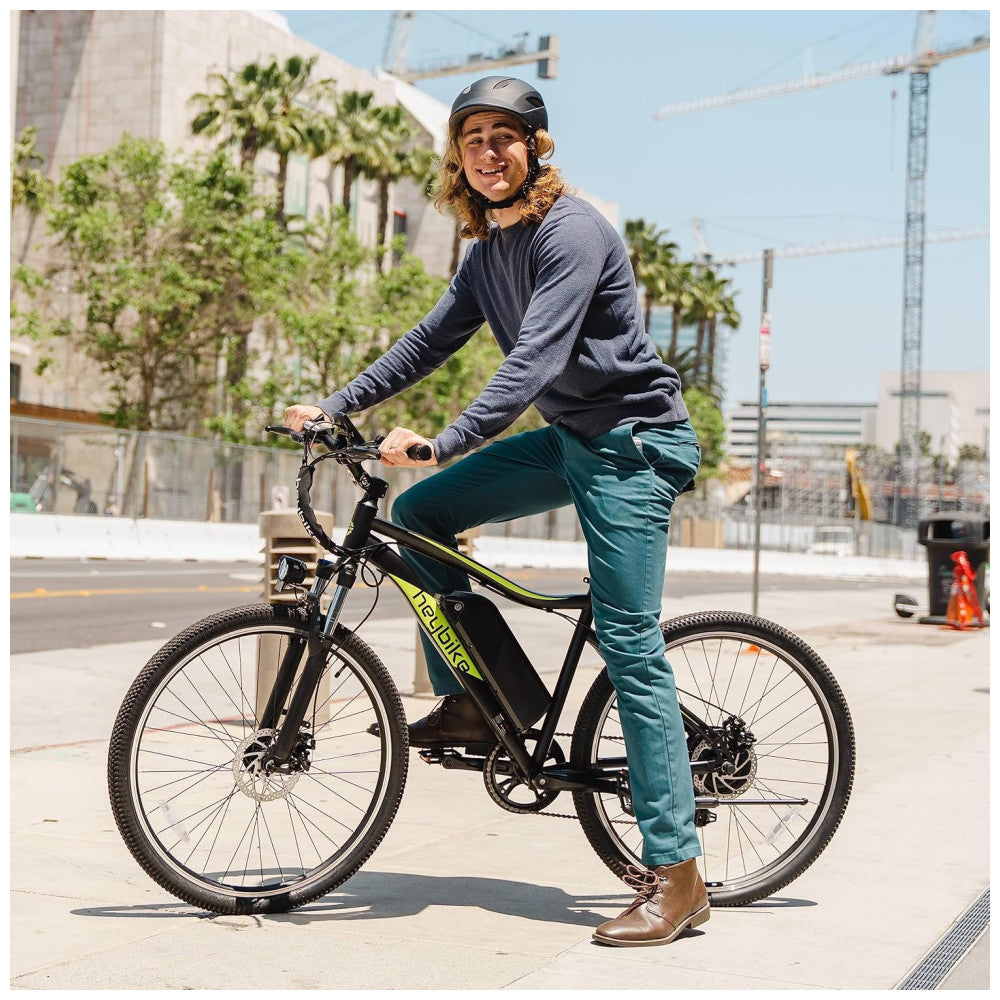 Bicicleta Elétrica Mountain Bike Heybike RM27.5 Preta | Motor 750W, Bateria 48V 10Ah, 7 Velocidades, Pneus 27.5" Anti-furo
