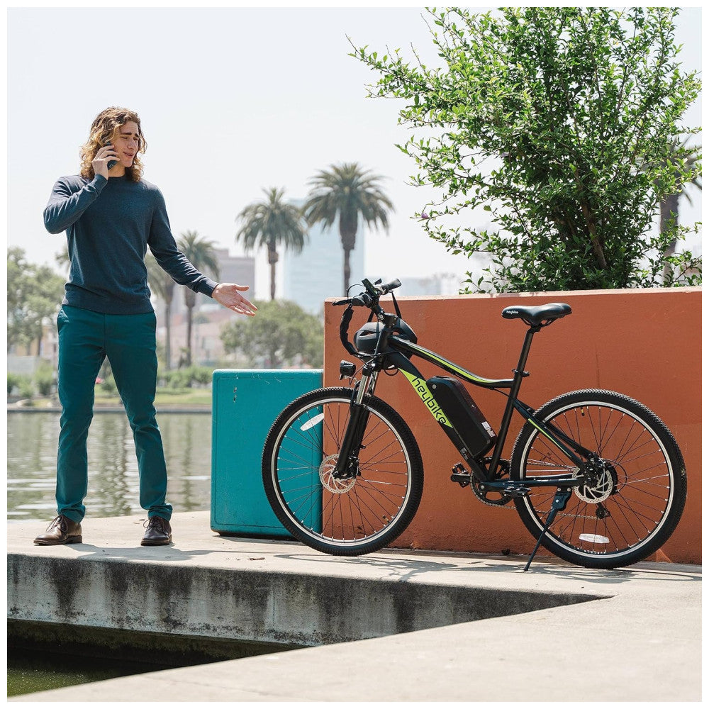 Bicicleta Elétrica Mountain Bike Heybike RM27.5 Preta | Motor 750W, Bateria 48V 10Ah, 7 Velocidades, Pneus 27.5" Anti-furo