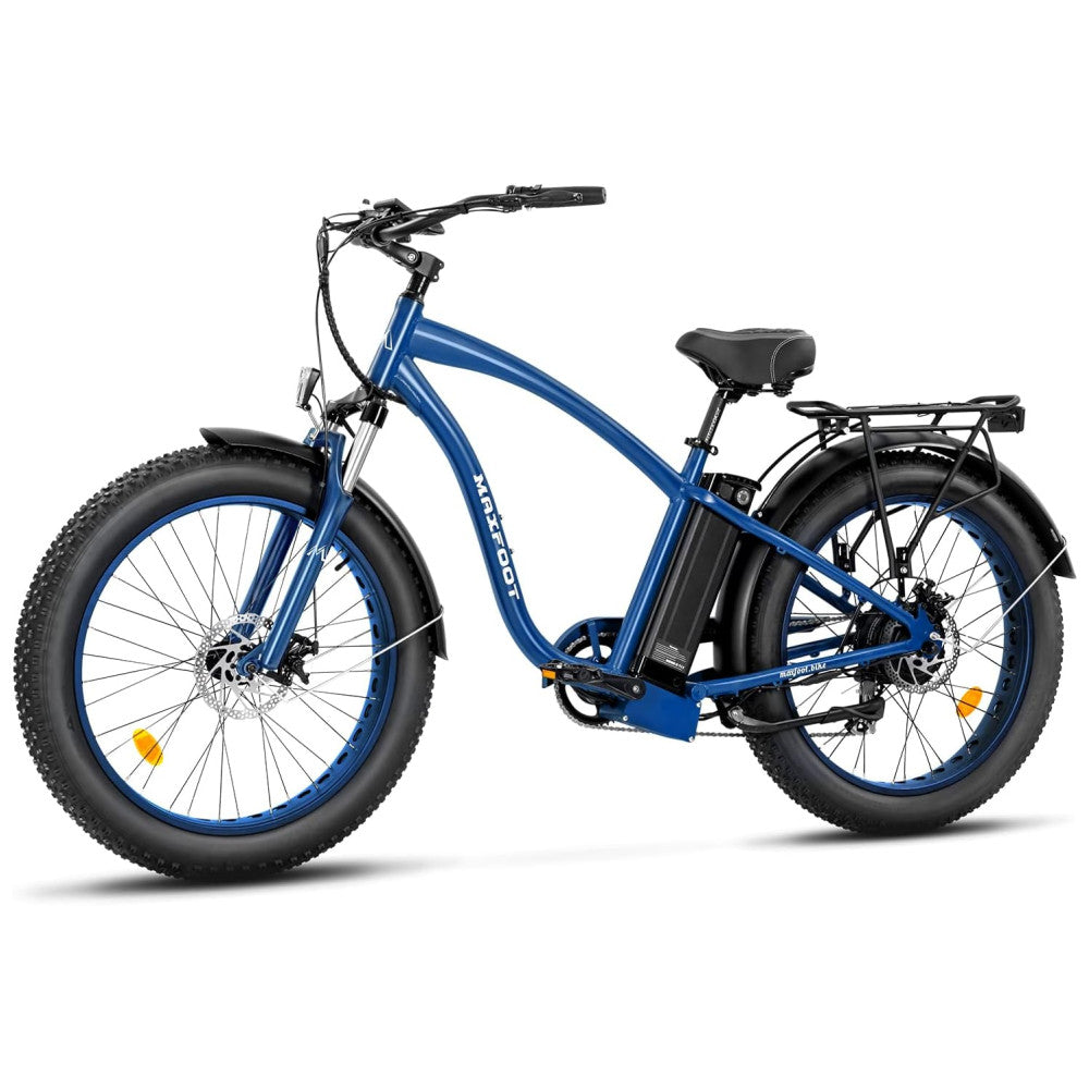 Bicicleta Elétrica NF NIGHTFIRE 750W – Bateria Removível 48V, Autonomia até 88 km, 7 Marchas, Suspensão Frontal, Freios a Disco, Display LCD – Quadro em Alumínio Azul