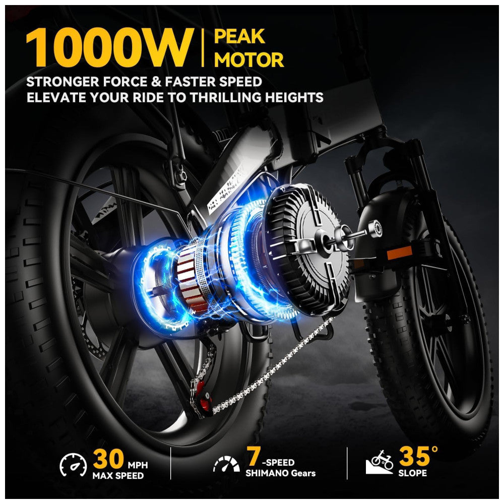 Bicicleta Elétrica Heybike RM27.5 Branca | Motor 750W, Bateria 48V 10Ah, Pneus 27.5", 7 Marchas, Freios a Disco, Display LCD