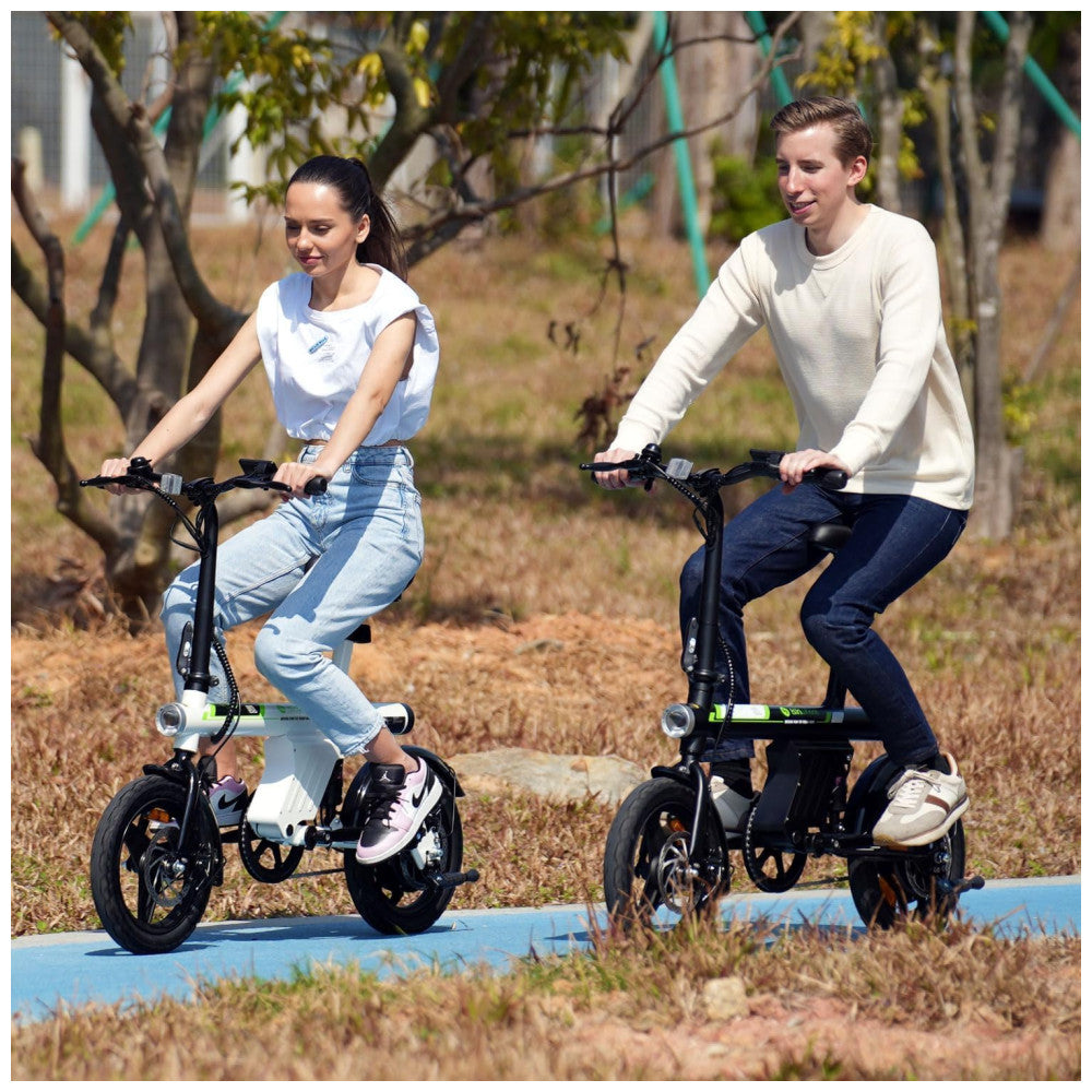 Mini Bicicleta Elétrica U1 isinwheel 500W | Velocidade Máx. 32 km/h | Autonomia até 40 km | Dobrável, Leve e Inteligente, Preta