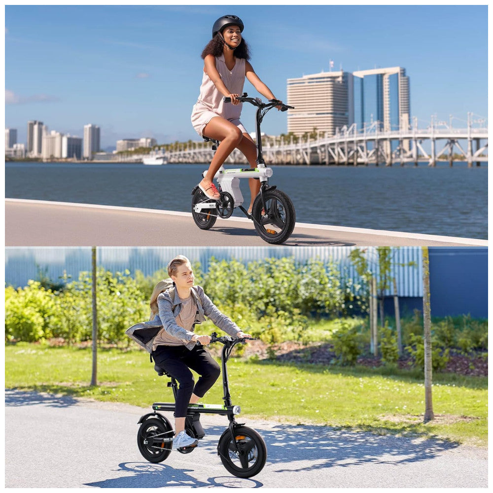 Mini Bicicleta Elétrica U1 Isinwheel – Compacta, Dobrável, Motor 500 W, Bateria 36V 7,8Ah, 3 Modos, Freios a Disco