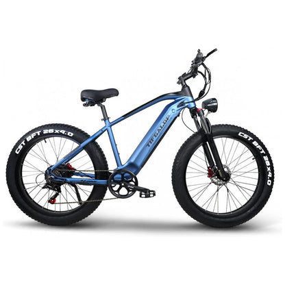 Bicicleta Elétrica Fieabor ES28 Dual Motor 2000W – Bateria Removível 52V 22Ah, Rodas 26", Pneus Grossos, Suspensão Dianteira, Freios Hidráulicos, Câmbio 7V – Preta