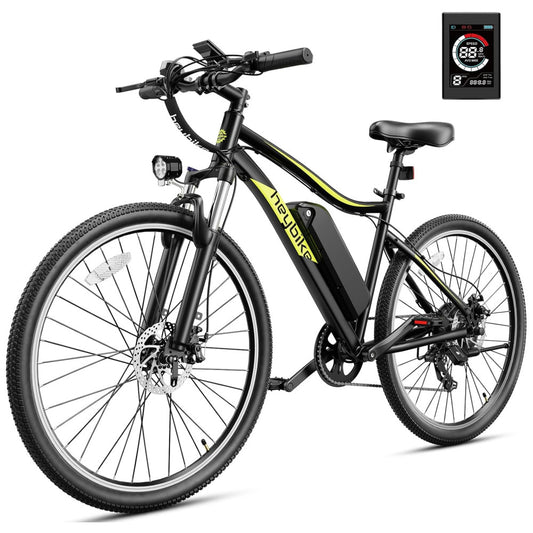 Bicicleta Elétrica Mountain Bike Heybike RM27.5 Preta | Motor 750W, Bateria 48V 10Ah, 7 Velocidades, Pneus 27.5" Anti-furo