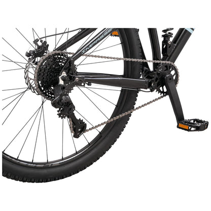 Bicicleta Mongoose Impasse 1.0 – Aro 27,5″, 7 Velocidades, Suspensão Completa, Freios a Disco, Cor Azul e Preto