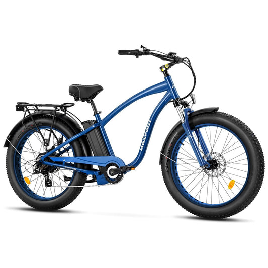 Bicicleta Elétrica NF NIGHTFIRE 750W – Bateria Removível 48V, Autonomia até 88 km, 7 Marchas, Suspensão Frontal, Freios a Disco, Display LCD – Quadro em Alumínio Azul