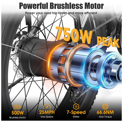 Bicicleta Elétrica Funhang EB S1 26 Cinza Prata Motor 1000W, Bateria 48V 13Ah, 7 Velocidades, 5 Modos de Condução