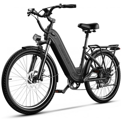 Bicicleta Elétrica Aoango 1000 Peak para Adultos, Bateria Removível 80 Milhas, 26 Polegadas, 7 Velocidades, Bike Elétrica Branca para Mulheres, Todas