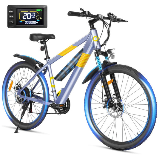Bicicleta Elétrica Mountain Bike MULTIJOY EB263 – Motor 700 W, Bateria Oculta 48V 7,8Ah, 21 Velocidades, Suspensão Frontal, Freios a Disco